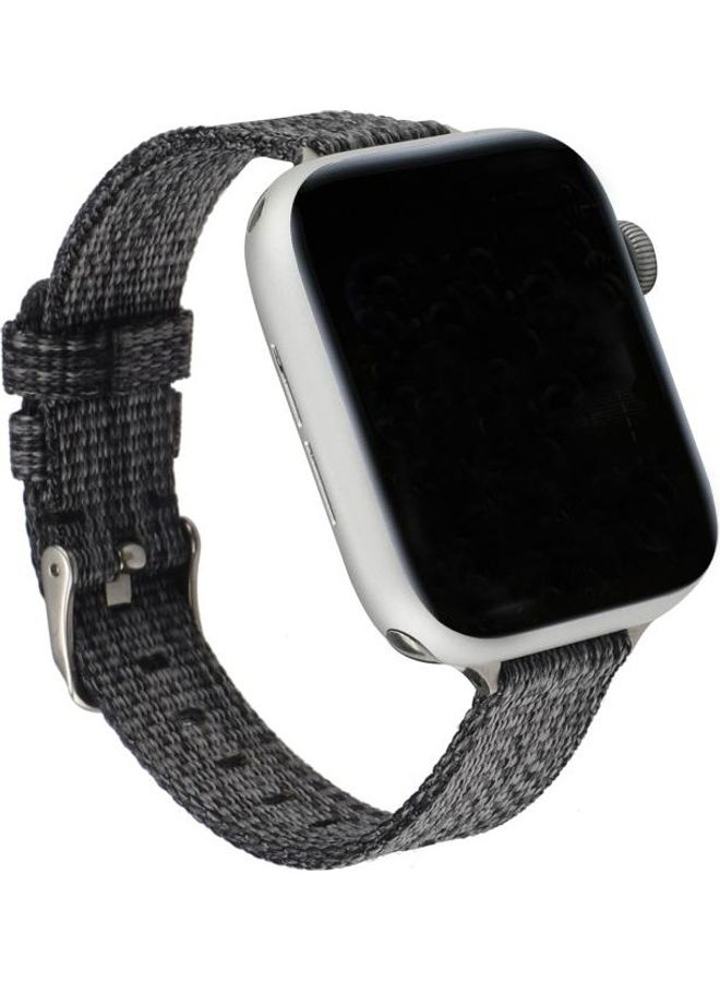 HuHa Replacement Watchband For Apple Watch Series 7/6/5/4/3/2/1/SE 42/44/45mm Grey - Image 2
