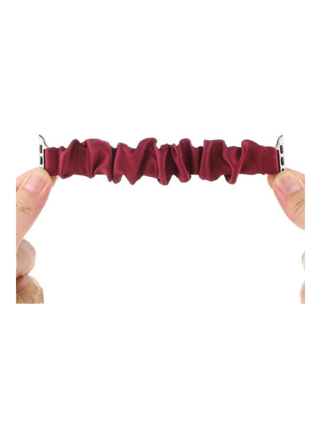 HuHa Replacement Watchband For Apple Watch Series 7/6/5/4/3/2/1/SE 42/44/45mm Red - Image 5