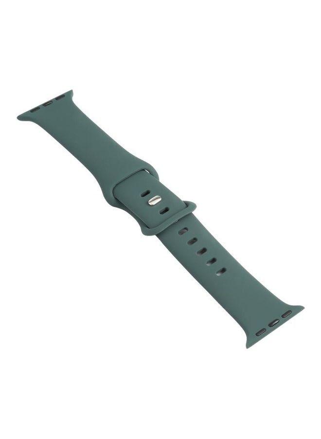 HuHa Double Wear Rivets Replacement Watchbands For Series 7/6/5/4/3/2/1/SE 38/40/41mm Olive Green - Image 4