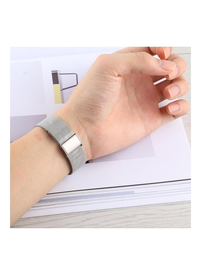 HuHa - Ethnic Replacement Watchband For Apple Watch Series 1/2/3/4/5/6/7/SE 38/40/41mm Silver - Image 1