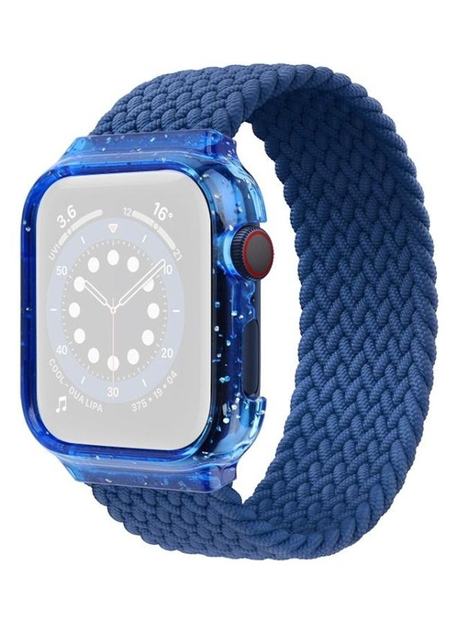 HuHa - Watchband For Apple Watch Series 7 6 & SE & 5 & 4  3 & 2 & 1 Cold Sea Blue - Image 1