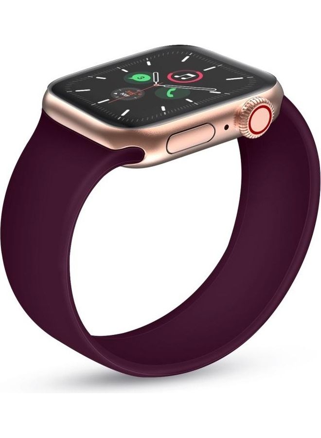 HuHa Ethnic Replacement Watchband For Apple Watch Series 1/2/3/4/5/6/7/SE 38/40/41mm Purple - Image 3