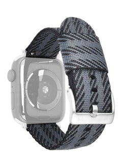 Watchband For Apple Watch Series 7 6 & SE & 5 & 4  3 & 2 & 1 Black/Grey