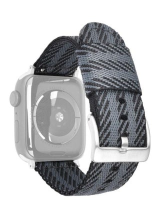 Watchband For Apple Watch Series 7 6 & SE & 5 & 4  3 & 2 & 1 Black/Grey - v1634542672/N51416454A_1