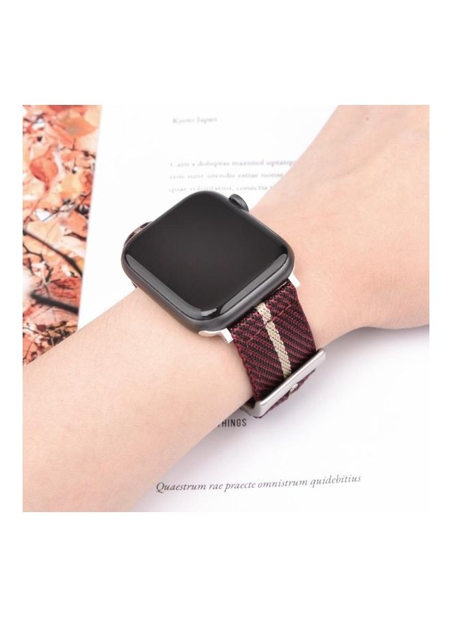 HuHa - Watchband For Apple Watch Series 7 6 & SE & 5 & 4  3 & 2 & 1 Black/Grey - Image 1