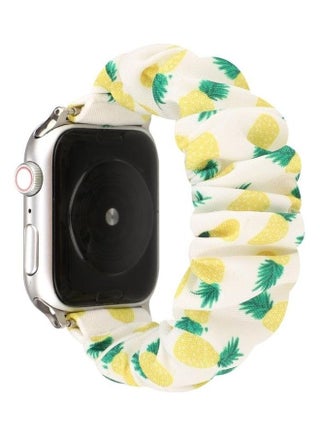 Ethnic Replacement Watchband For Apple Watch Series 1/2/3/4/5/6/7/SE 38/40/41mm Pineapple - v1634542677/N51420074A_1