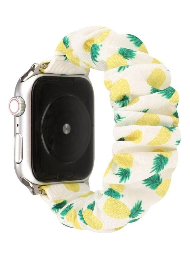HuHa - Ethnic Replacement Watchband For Apple Watch Series 1/2/3/4/5/6/7/SE 38/40/41mm Pineapple - Image 1