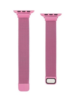 Ethnic Replacement Watchband for Apple Watch Series 1/2/3/4/5/6/7/SE 42/44/45mm Rose Red