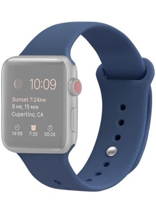 Replacement Watchband For Apple Watch Series 7/6/5/4/3/2/1/SE 42/44/45mm Sea Blue - v1634542756/N51421517A_1