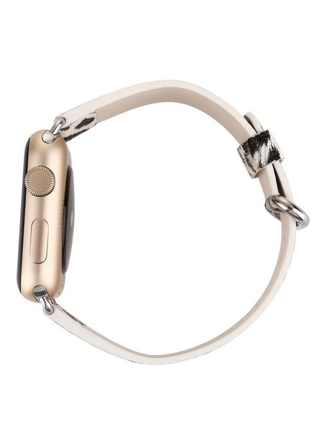 HuHa Fashion Strap Watchband For Apple Watch Series 7/6/5/4/3/2/1/SE 42/44/45mm Leopard Print - Image 3