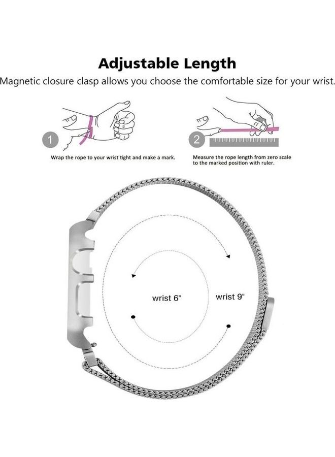 HuHa Ethnic Replacement Watchband For Apple Watch 1/2/3 38mm Silver - Image 3