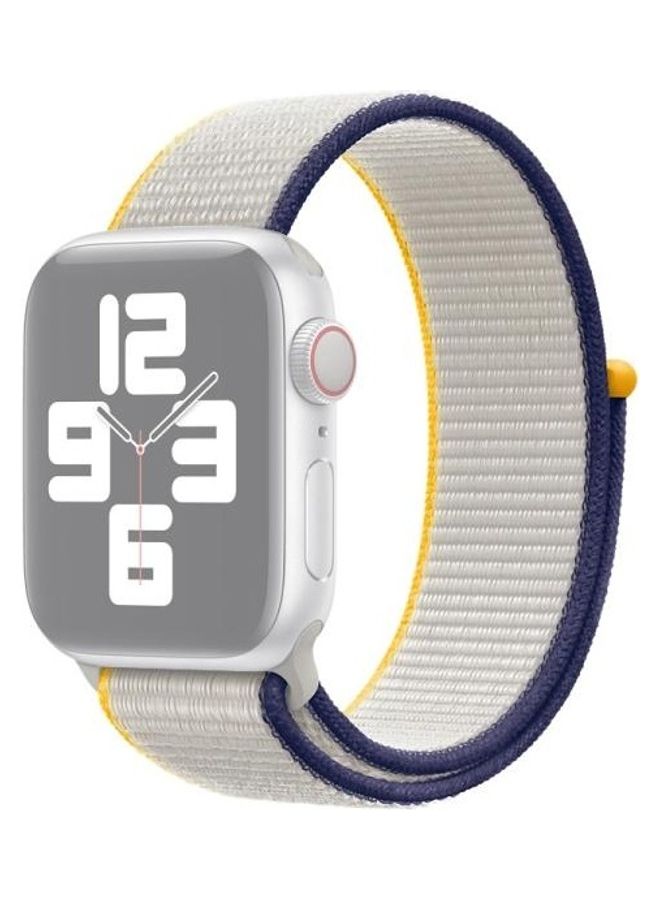 HuHa Loop Type Sport Replacement Strap Watchband for Apple Watch Series 7/6/SE/5/4/3/2/1 42/44/45mm Sea Salt - Image 1