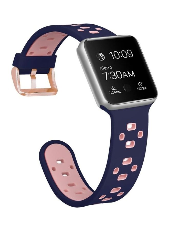 HuHa - Ethnic Replacement Watchband for Apple Watch Series 1/2/3/4/5/6/7/SE 38/40/41mm Purple/Pink - Image 1