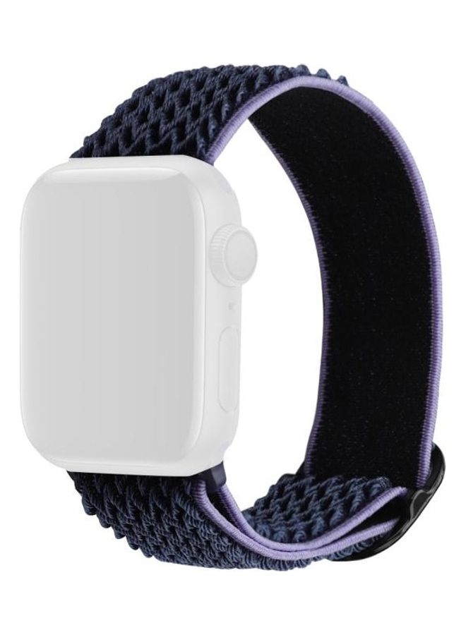 HuHa Replacement Watchband For Apple Watch Series 7/6/5/4/3/2/1/SE 42/44/45mm Blue - Image 1