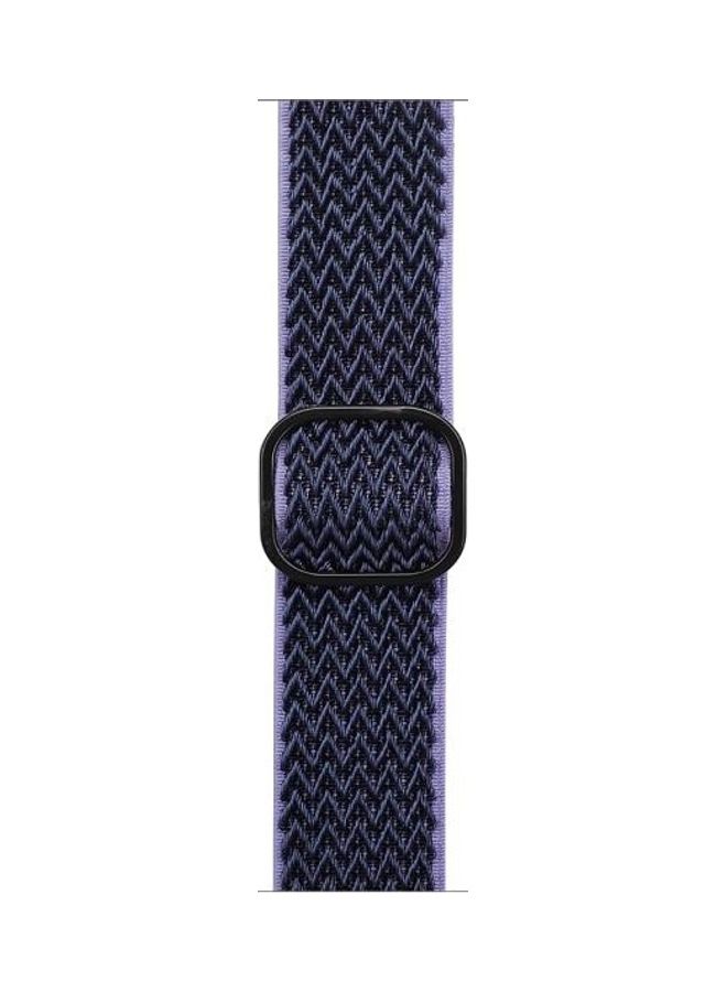 HuHa Replacement Watchband For Apple Watch Series 7/6/5/4/3/2/1/SE 42/44/45mm Blue - Image 3