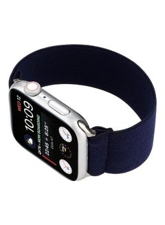 HuHa Ethnic Replacement Watchband for Apple Watch Series 1/2/3/4/5/6/7/SE 42/44/45mm Sapphire Blue  - Image 3