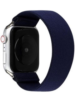 HuHa Ethnic Replacement Watchband for Apple Watch Series 1/2/3/4/5/6/7/SE 42/44/45mm Sapphire Blue  - Image 1