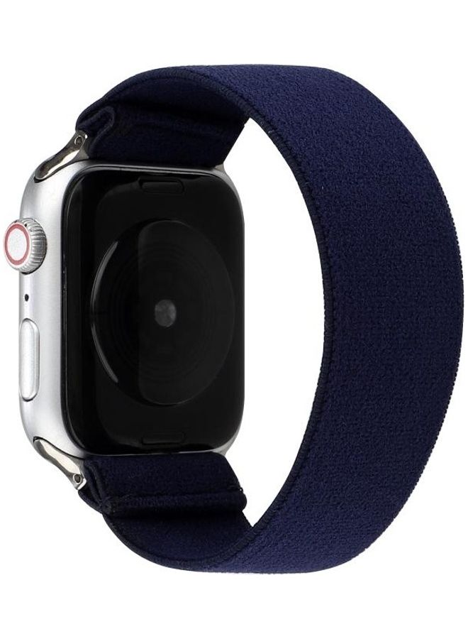 HuHa Ethnic Replacement Watchband for Apple Watch Series 1/2/3/4/5/6/7/SE 42/44/45mm Sapphire Blue  - Image 1