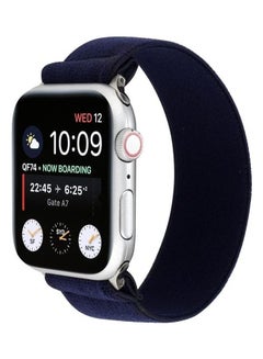 HuHa Ethnic Replacement Watchband for Apple Watch Series 1/2/3/4/5/6/7/SE 42/44/45mm Sapphire Blue  - Image 2