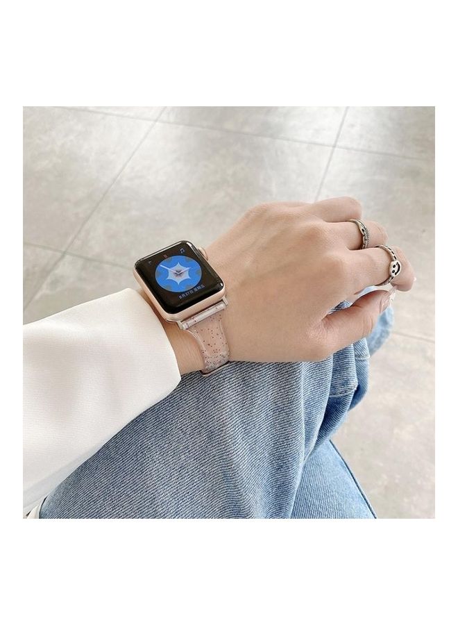 HuHa Ethnic Replacement Watchband for Apple Watch Series 1/2/3/4/5/6/7/SE 42/44/45mm Blue - Image 4