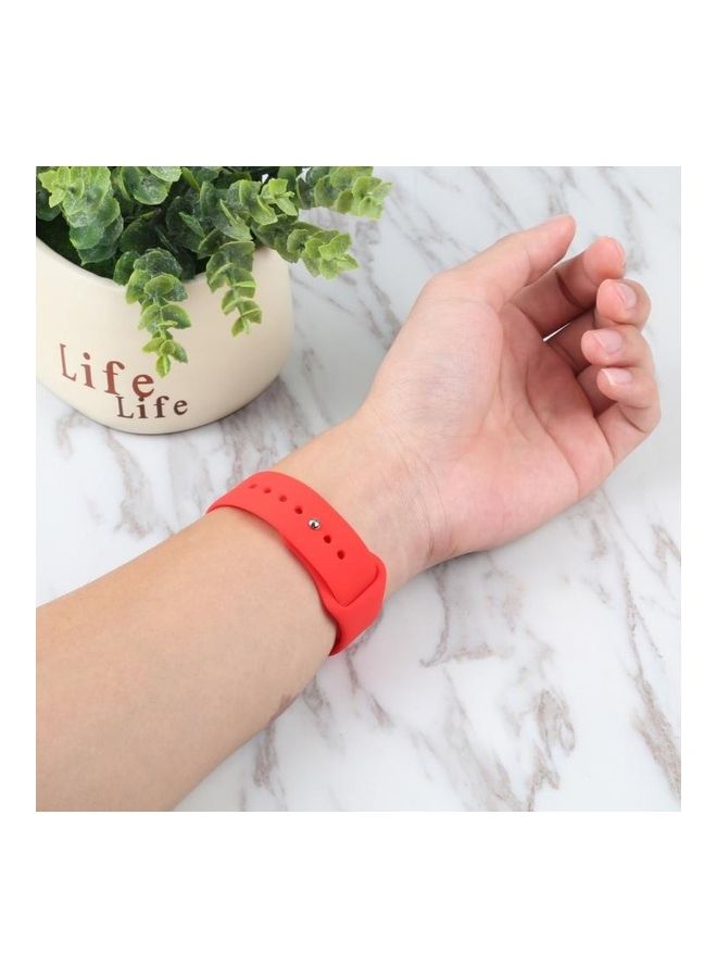 HuHa Silicone Replacement Strap with Protective Case For Apple Watch Series 3/2/1 42mm Red - Image 5