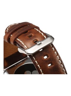 HuHa Replacement Strap Watchband For Apple Watch Series 7 41mm/6 & SE & 5 & 4 40mm/3 & 2 & 1 38mm Brown  - Image 5