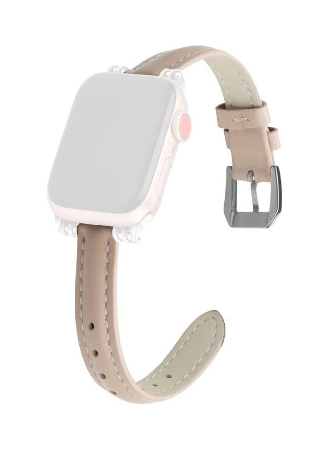 HuHa Replacement Watchband For Apple Watch Series 7/6/5/4/3/2/1/SE 42/44/45mm Pink - Image 1