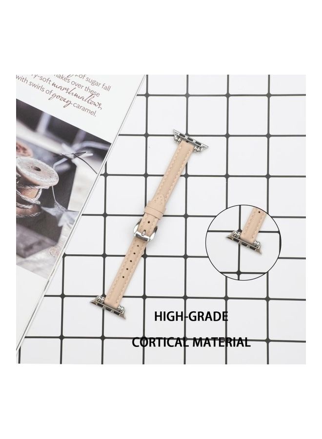 HuHa Replacement Watchband For Apple Watch Series 7/6/5/4/3/2/1/SE 42/44/45mm Pink - Image 3