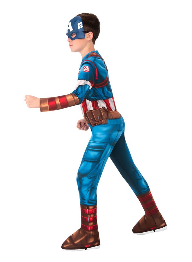 RUBIE'S Official Marvel Avengers Captain America Kids Deluxe Costume Small  - Image 3