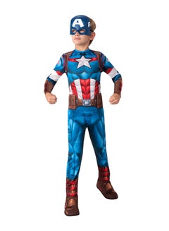 Official Marvel Avengers Captain America Kids Deluxe Costume Medium