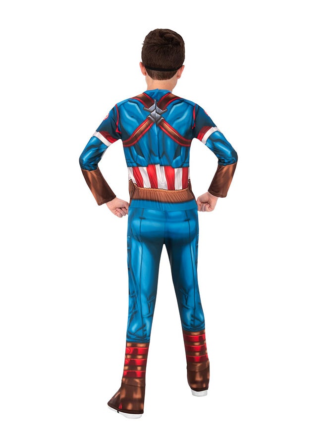 RUBIE'S - Official Marvel Avengers Captain America Kids Deluxe Costume Medium - Image 1