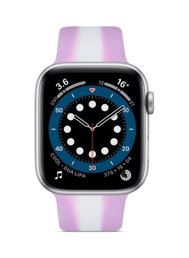 HuHa - Replacement Watchband For Apple Watch Series 7/6/5/4/3/2/1/SE 42/44/45mm Purple - Image 1