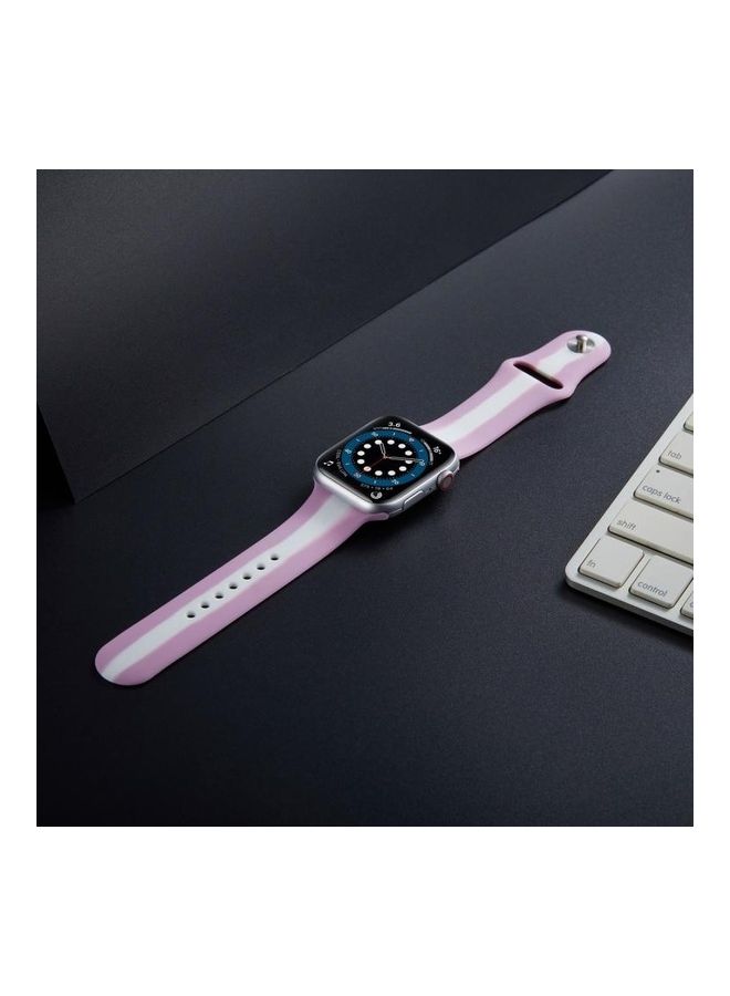 HuHa - Replacement Watchband For Apple Watch Series 7/6/5/4/3/2/1/SE 42/44/45mm Purple - Image 1