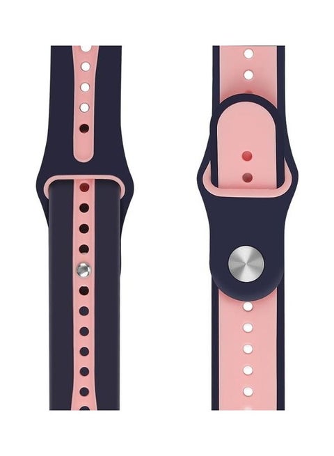 Replacement Watch Strap For Apple Watch Series 7 41mm/6 & SE & 5 & 4 40mm/3 & 2 & 1 38mm Blue/Pink