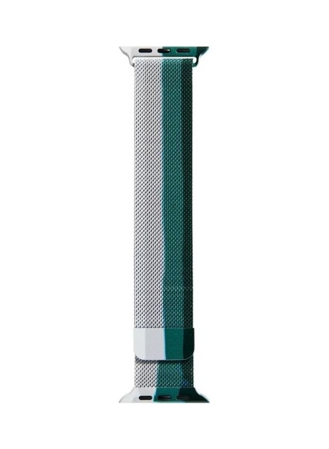 HuHa - Rainbow Milanese Replacement Watchband  For Apple Watch Series 7 45mm/6 & SE & 5 & 4 44mm/3 & 2 & 1 42mm Multicolour - Image 1