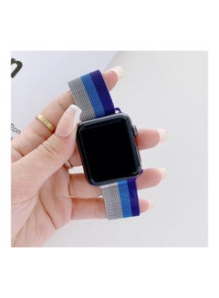 Four-colours Milanese Replacement Strap Watchband for Apple Watch Series 7/6/SE/5/4/3/2/1 38/40/41mm Multicolour