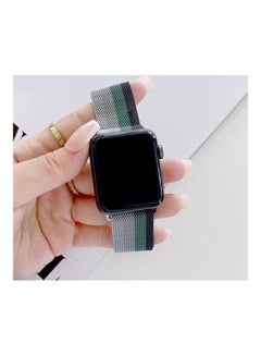 Four-colours Milanese Replacement Strap Watchband for Apple Watch Series 7/6/SE/5/4/3/2/1 38/40/41mm Multicolour