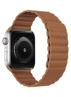 Replacement Watch Band For Apple Watch Series 7 45mm/6 & SE & 5 & 4 44mm/3 & 2 & 1 42mm Brown