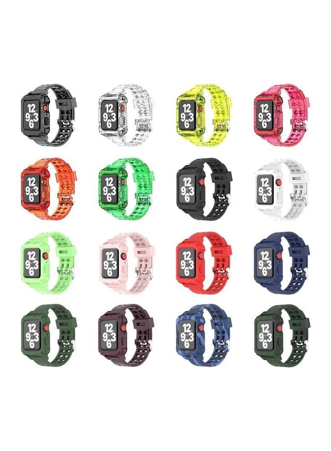 HuHa Replacement Watchband For Apple Watch Series 6 & SE & 5 & 4 44mm Blue - Image 2