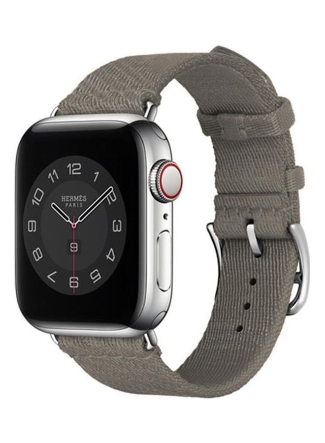 HuHa Replacement Watchband For Apple Watch Series 7/6/5/4/3/2/1/SE 38/40/41mm Grey - Image 3