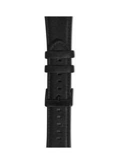 HuHa Oil Wax Genuine Strap Watchband For Apple Watch Series 7 41mm/6 & SE & 5 & 4 40mm/3 & 2 & 1 38mm Black  - Image 2