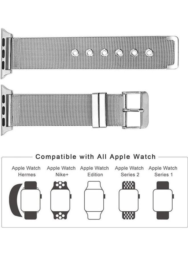 HuHa Ethnic Replacement Watchband For Apple Watch 1/2/3/4/5/6/SE 38-40mm Rose Gold - Image 4