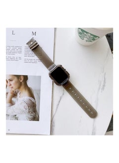 HuHa Ethnic Replacement Watchband For Apple Watch Series 4/5/6/7/SE 44-45mm Brown  - Image 1