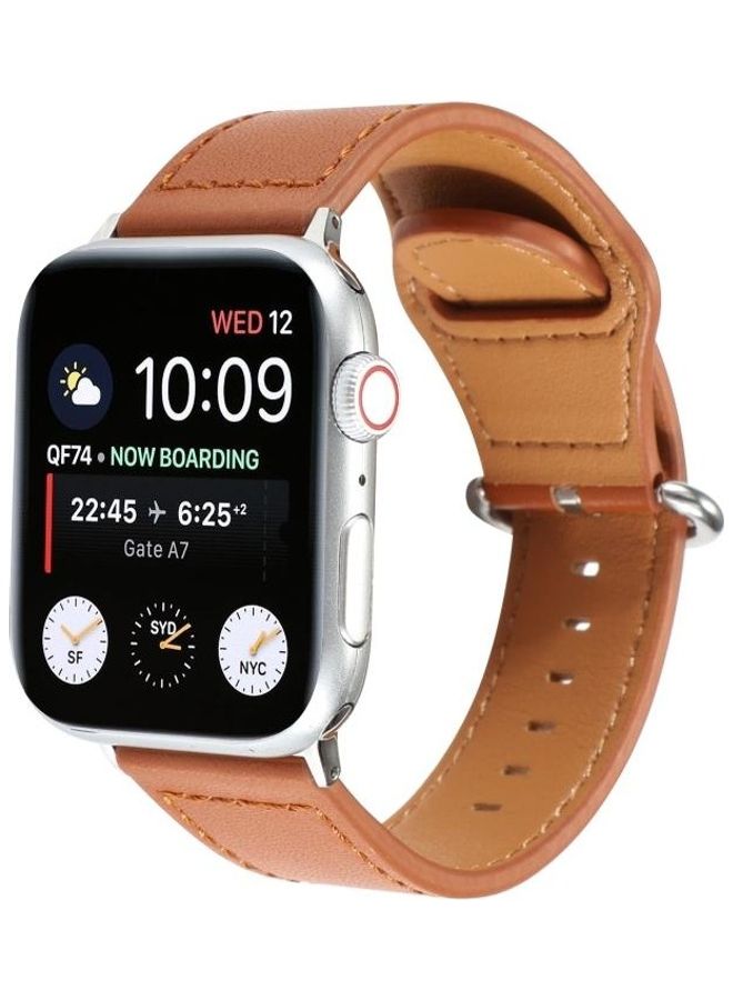 HuHa Ethnic Replacement Watchband For Apple Watch Series 1/2/3/4/5/6/7/SE 42-44-45mm Brown - Image 3