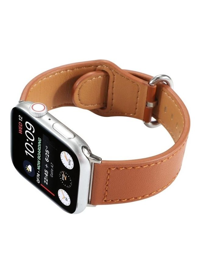 HuHa Ethnic Replacement Watchband For Apple Watch Series 1/2/3/4/5/6/7/SE 42-44-45mm Brown - Image 4