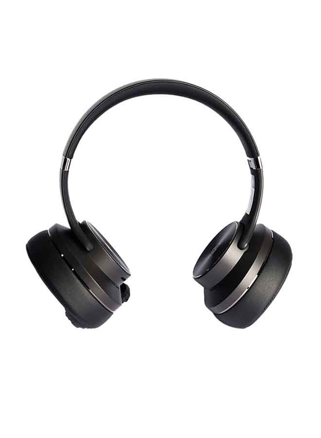 Microdigit 2-In-1 Twist Stereo Wireless  Headphones Black - Image 2
