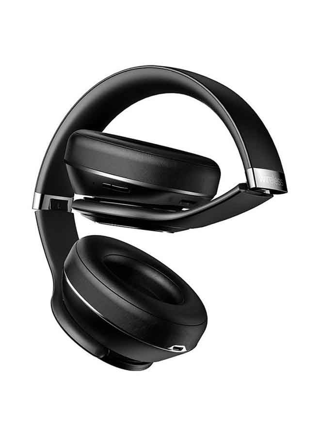 Microdigit 2-In-1 Twist Stereo Wireless  Headphones Black - Image 4