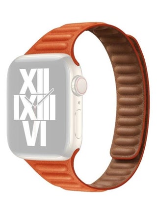 Slimming Loop Magnetic Replacement Watchband For Apple Watch Series 7 45mm/6&SE&5&4 44mm/3&2&1 42mm Sunset Glow - v1634547351/N51421982A_1