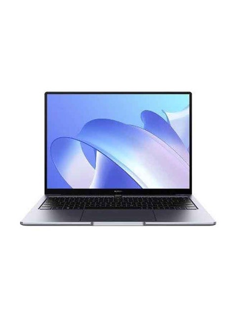 MateBook 14 2021 Laptop With 14-Inch Display, Core i5-1135G7 Processor/8GB RAM/512GB SSD/Intel Iris Xe Graphics/Windows 10 English/Arabic Space Grey
