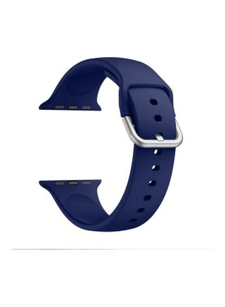Watchband For Apple Watch Series 7 6 & SE & 5 & 4 3 & 2 & 1 Midnight Blue - v1634547372/N51419721A_1